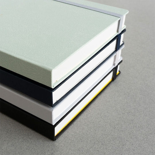 Mnemosyne Notebooks A5 Bullet 240 Sheets with Dots with Hard Cover Gray