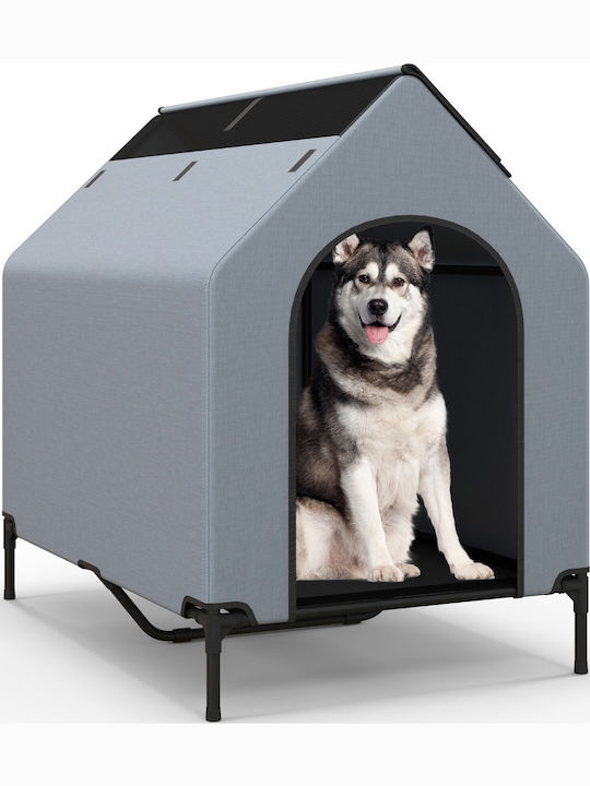 Costway Häuser für Hunde Gray 75x110cm