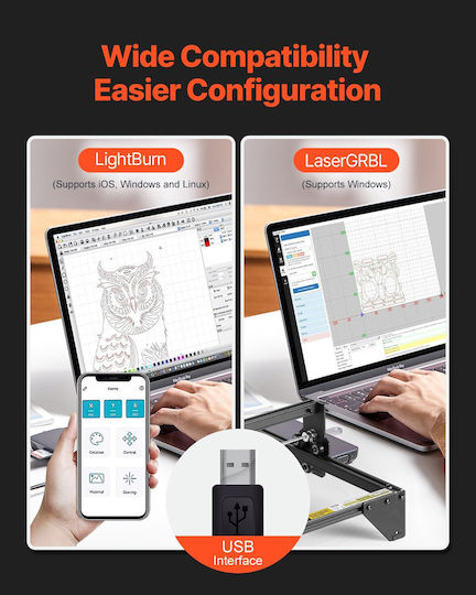 Vevor 20w Laser Engraving Machine with Compressed Eye Protection