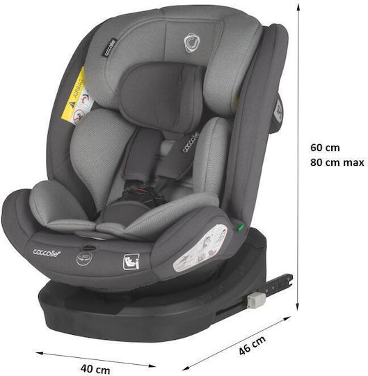Coccolle Nyota Baby Car Seat i-Size with Isofix Diamond Black 0-36 kg