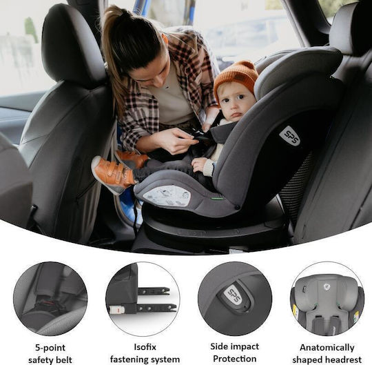 Coccolle Nyota Baby Car Seat i-Size with Isofix Diamond Black 0-36 kg