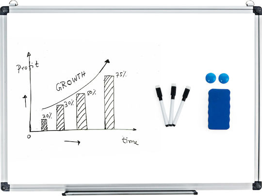 Costway Magnet Notice Board 50x35cm