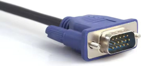 Kabel VGA-Stecker - VGA-Stecker Schwarz 15m (111478)