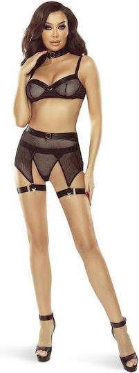 6pcs Black Fishnet Set By Provocative