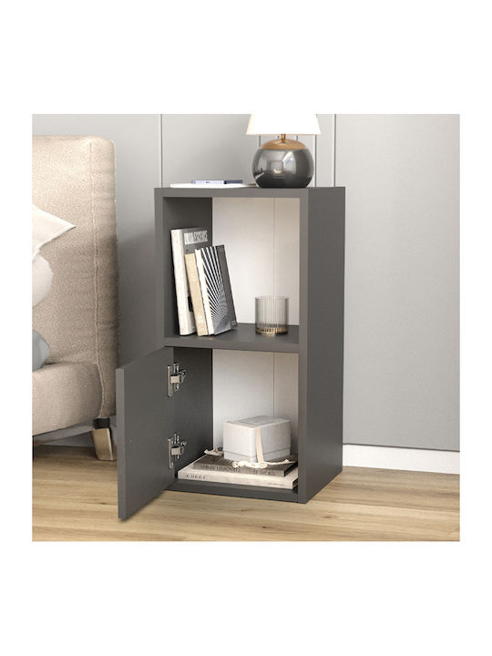 Bedside Table Vito Wooden Grey 34x30x66.4cm GP041-0088 3