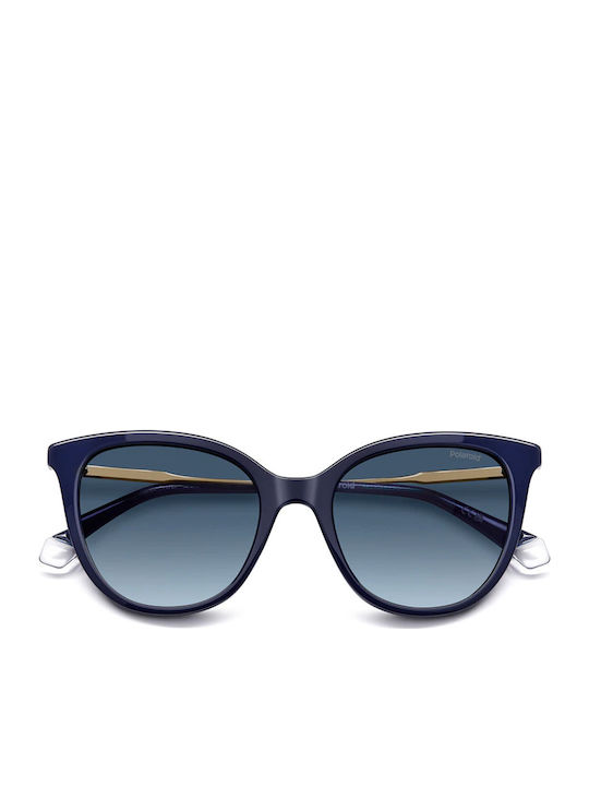 Polaroid Feminini Ochelari de soare cu Albastru marin Cadru și Albastru Degrade Lentilă PLD4184/S/X PJP/Z7