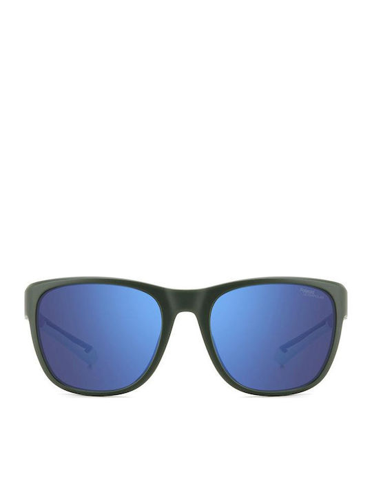 Polaroid Unisex Sonnenbrille mit Grün Kunststoff Gestell und Grün Linse PLD7051/S DLD/QG