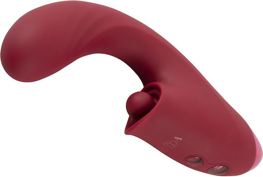 Javida Δονητής Rabbit με Απομακρυσμένο Έλεγχο 17.8cm Κόκκινος
