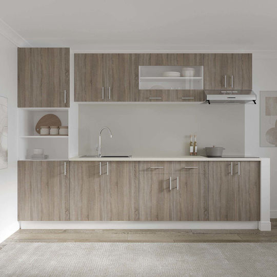 Dulap de podea Dark Sonoma Oak/white 80x50x80buc