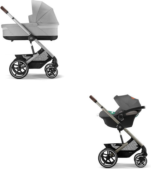 Cybex Balios S LUX Adjustable Baby Stroller Suitable for Newborn Moss Green / Taupe Frame 11.7kg