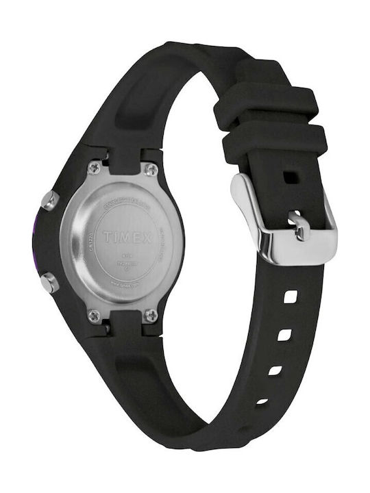 Timex Kinder-Digitaluhr mit Kautschuk/Plastikarmband Schwarz