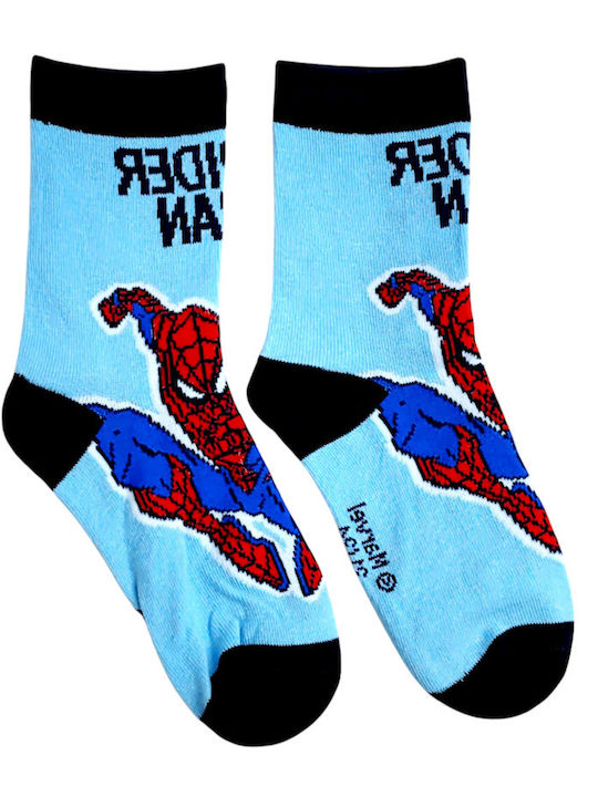 Disney Παιδικές Κάλτσες Spiderman Κόκκινες 3 Ζευγάρια
