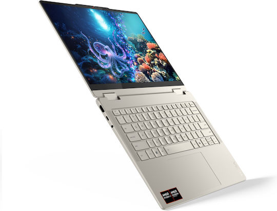 Lenovo Yoga 7 2-in-1 14AKP10 14 Zoll OLED Touchscreen 120Hz Ryzen AI 300 Serie-7 350/32GB/1TB SSD W11 Startseite Seashell (GR Tastatursprache)