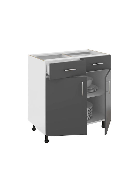 cu Blat de Lucru Anthracite/white 80x50x80buc