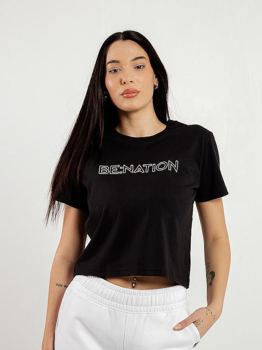 Be:Nation Μπλούζα Μαύρη