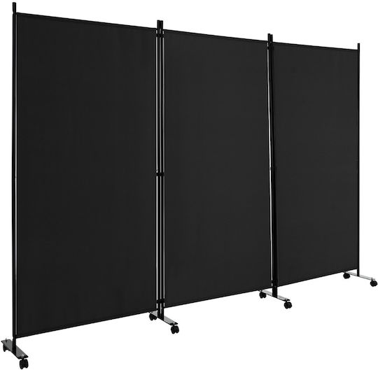 Costway Dekorativer Raumteiler Metall 262x180cm