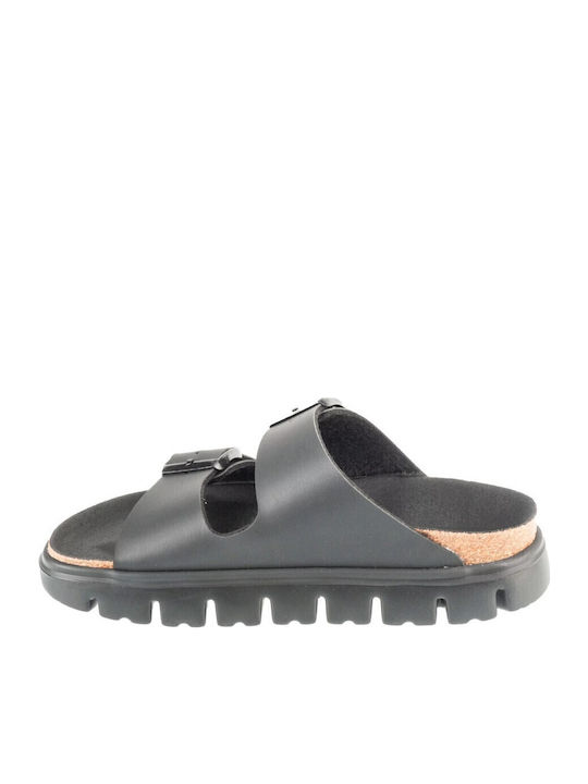 Birkenstock Arizona Chunky Leather Sandals Black