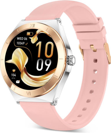 Ksix Lya Smartwatch με Παλμογράφο (Ασημί)