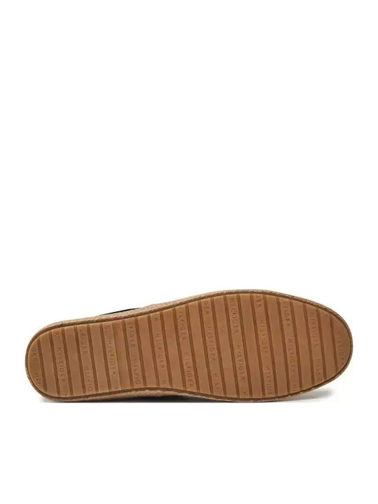 Stoff Herren Espadrilles in Schwarz Farbe