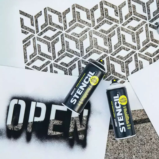 Montana Cans Σπρέι Βαφής Υψηλής Θερμοκρασίας με Ματ Εφέ Μαύρο 9000 - Black 400ml