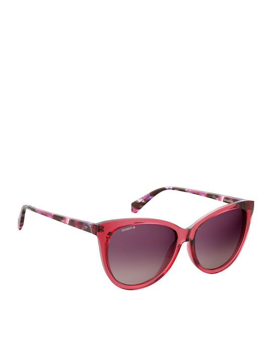 Polaroid Feminini Ochelari de soare cu Roșu Cadru și Roșu Polarized Lentilă PLD6104/S/X VA4/JR