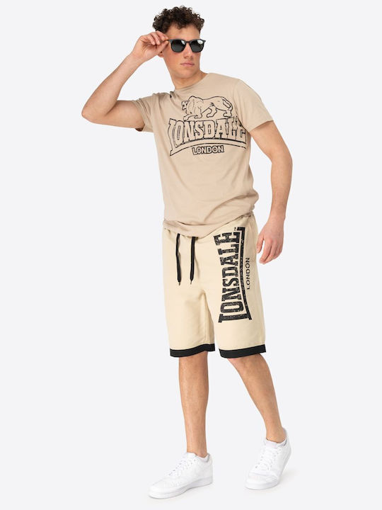 Clennell Men's Swimwear Shorts Sand/Black with Patterns