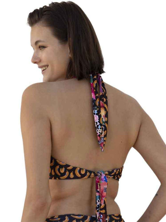 Bikini Bra D Cup Black