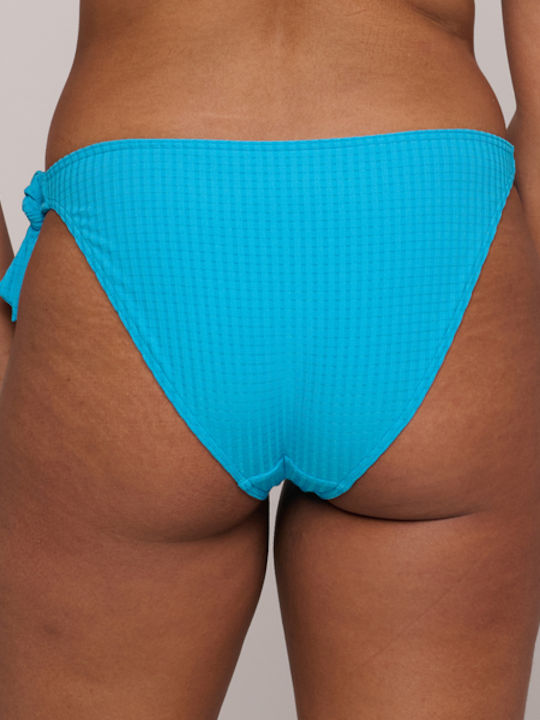 Bikini Slip with Ties Sea Breeze