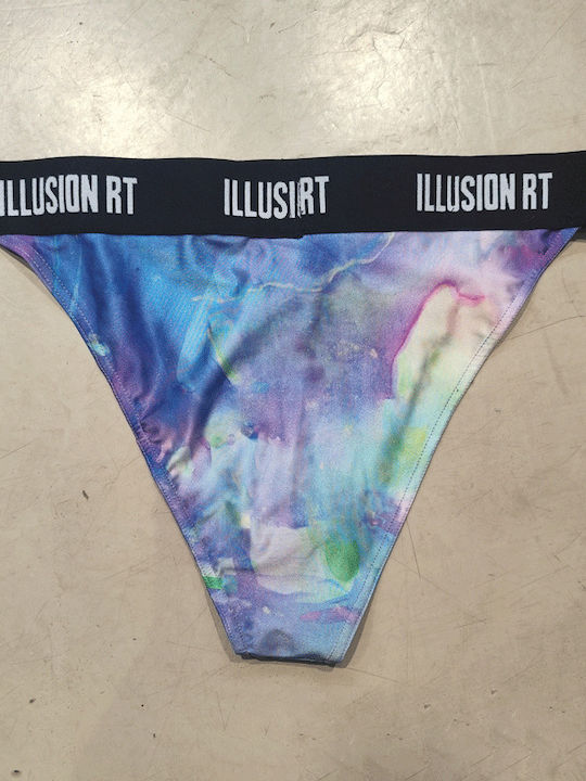 Bikini Slip with Ties Purple