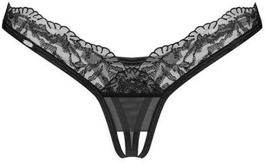 Arrowel Black Open Thong L Xl