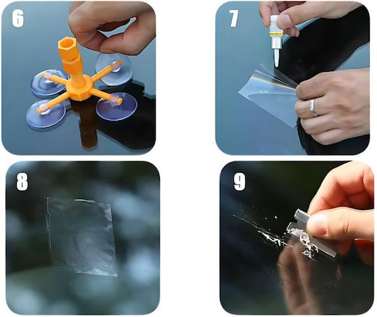 Verk Group Kit Επιδιόρθωσης για Τζάμια-Παρμπρίζ Αυτοκινήτου 3ml
