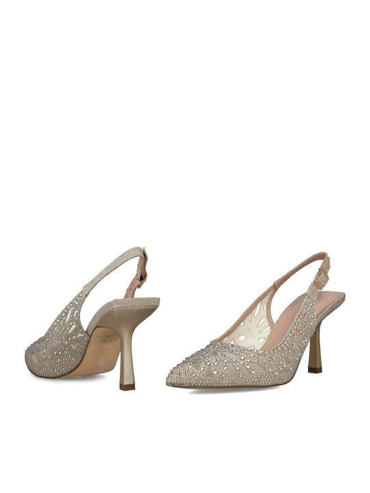 Pumps mit hohem Absatz Goldene