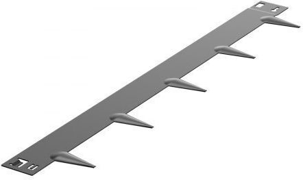 Vevor Metal Garden Hedge in Gray Color 15.6x99cm 5 Pieces