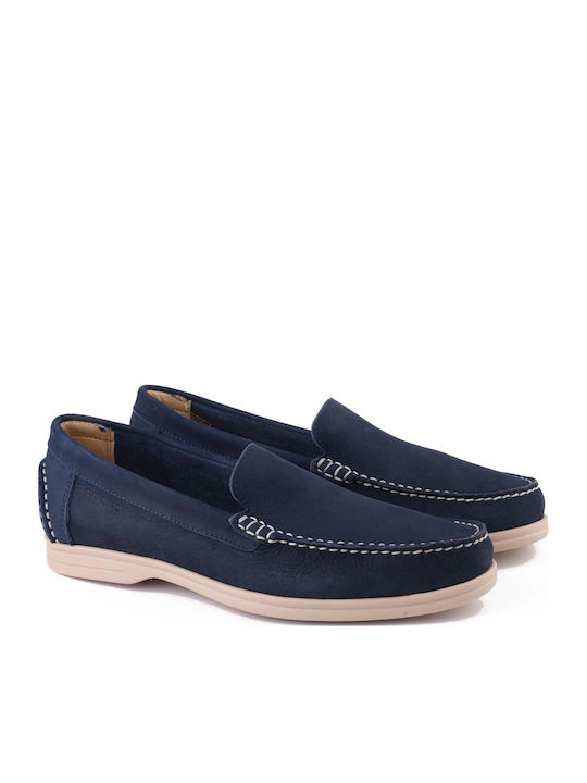 Herren Mokassins in Blau Farbe
