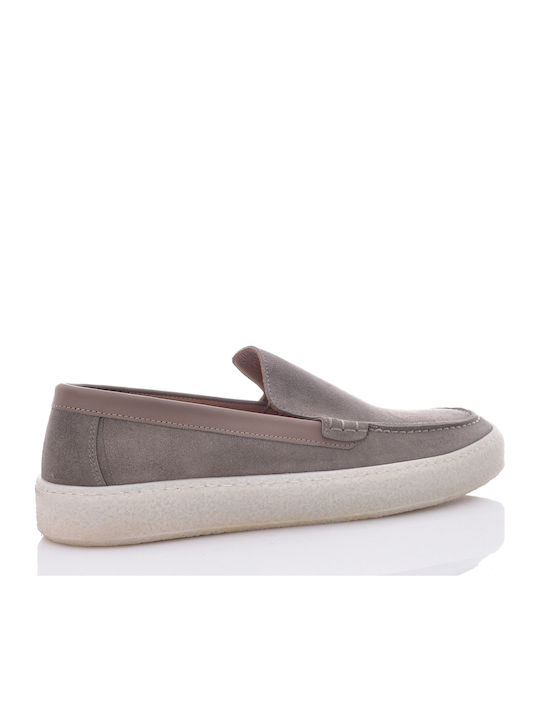 Suede Ανδρικά Loafers σε Μπεζ Χρώμα