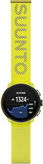 Suunto Run Oțel inoxidabil 46mm Smartwatch (Lime)