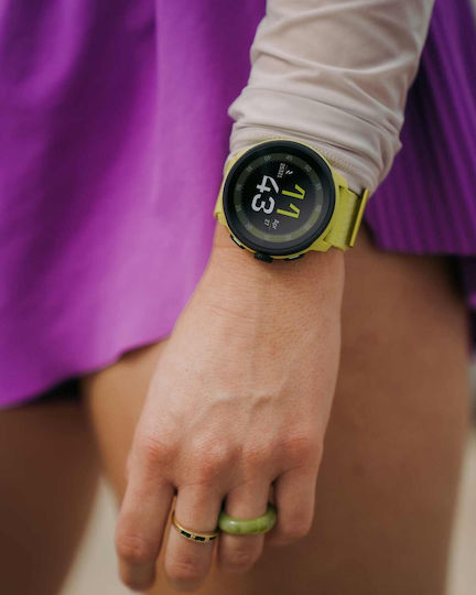 Suunto Run Oțel inoxidabil 46mm Smartwatch (Lime)