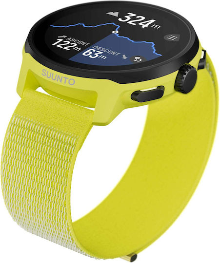 Suunto Run Oțel inoxidabil 46mm Smartwatch (Lime)