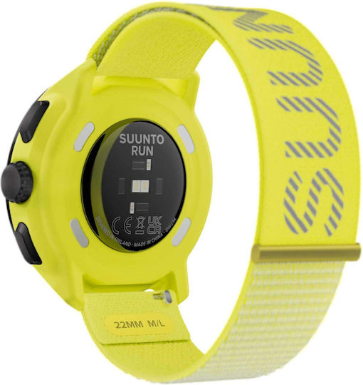 Suunto Run Oțel inoxidabil 46mm Smartwatch (Lime)