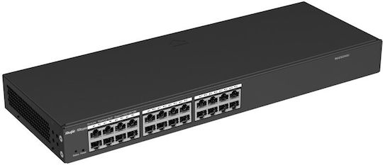Ruijie RG-ES224GC v2 Managed L2 Switch με 24 Θύρες Gigabit (1Gbps) Ethernet