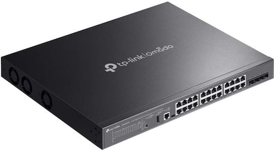 TP-LINK SG5428XMPP Managed L3 PoE++ Switch with 24 Gigabit (1Gbps) Ethernet Ports and 4 SFP Ports