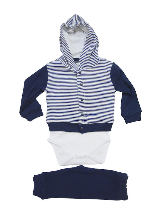 Poulain Set Body Albastru