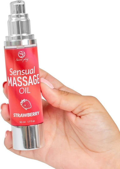 Secretplay Massageöl mit Duft Erdbeere 50ml