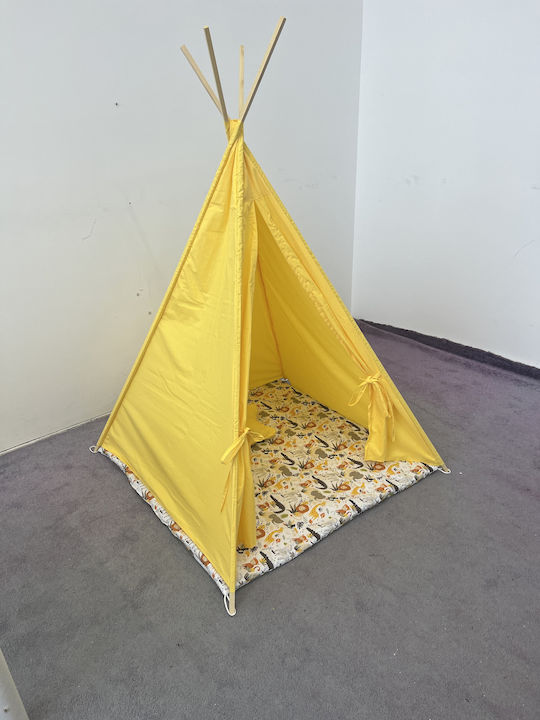 Kids Indian Teepee Play Tent 180023027 Yellow