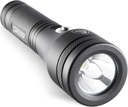 CressiSub Astra Diving Safety Light LED with Brightness 1200lm for Depth up to 100m