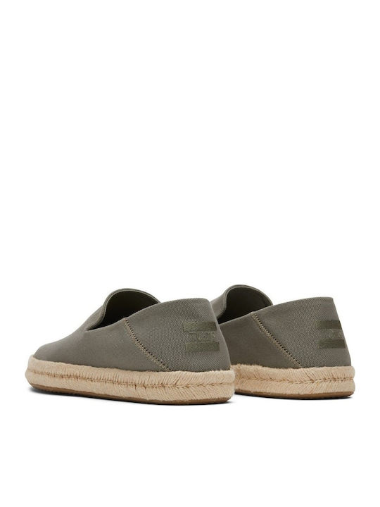 Santiago Men's Espadrilles in Green Color
