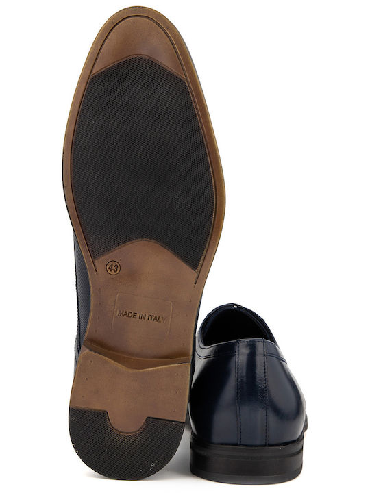 Leder Herrenschuhe Blau