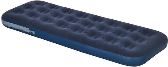 Saltea de Camping Gonflabilă cu Pompa Manuală Inclusă Pvc Albastru Marin 191x73x22 Cm