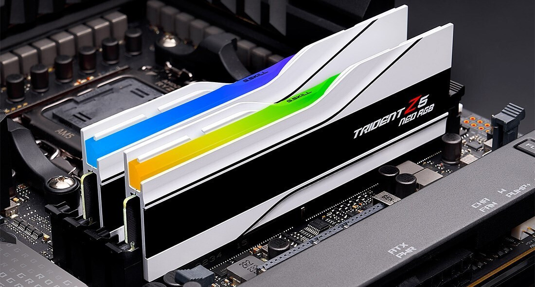 G.Skill Trident Z5 Neo RGB DDR5 64GB RAM με 2x32GB Modules και Ταχύτητα 6000 για Desktop