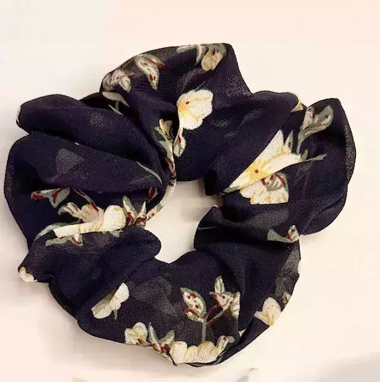 Set 3 Τεμ Scrunchie Σούρα Μαλλιών Κίτρινο Άσπρο Μπλε Bode 47287